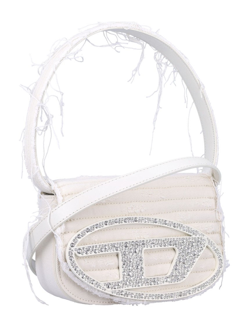 Shop Diesel Textured Bag 1dr Bag In Neutrals