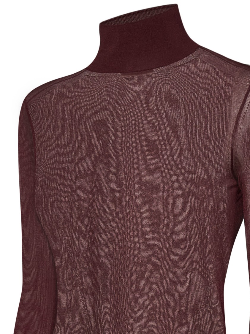 Khaite Tallin Bodysuit In Burgundy