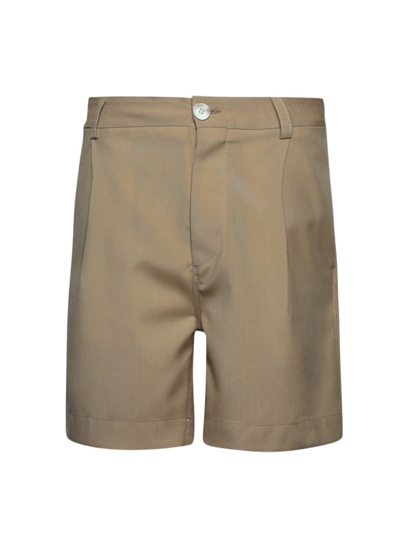Shop Marni Tailored Shorts Beige In Brown