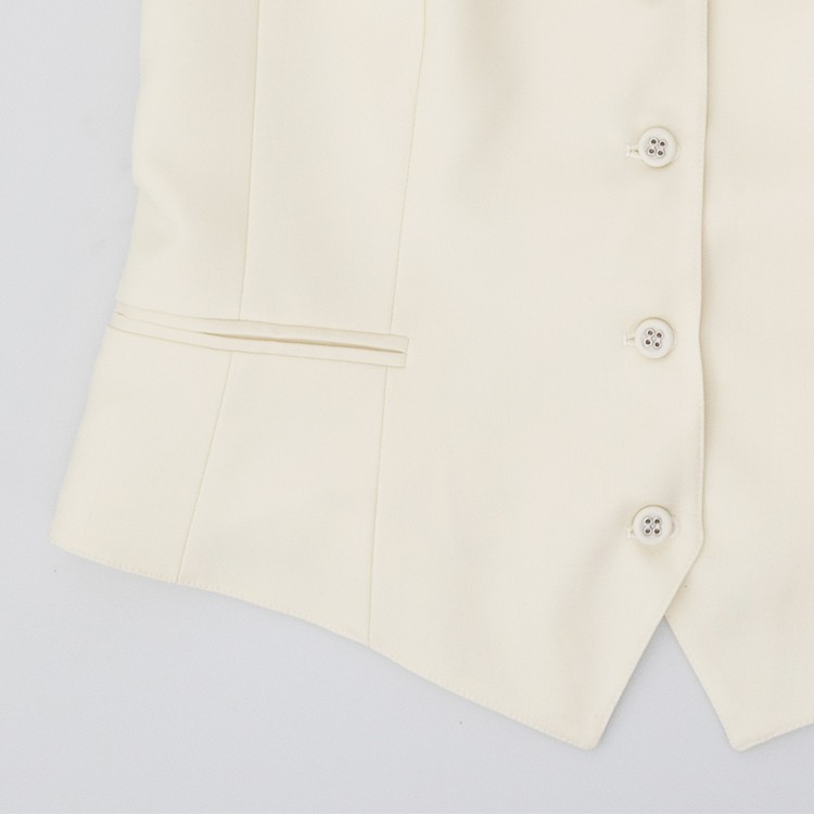Officine Generale Classic Waistcoat With Fabric-covered Buttons