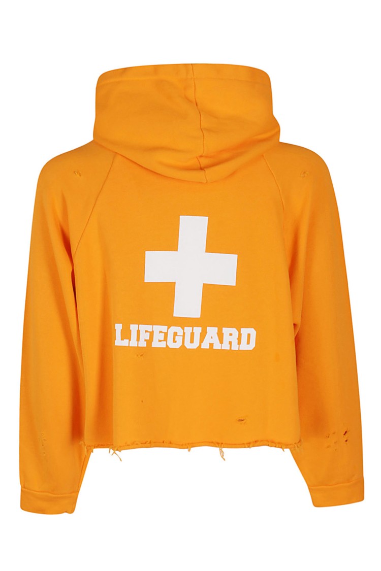 Liberal Youth Ministry Cropped Printed Distressed Cotton