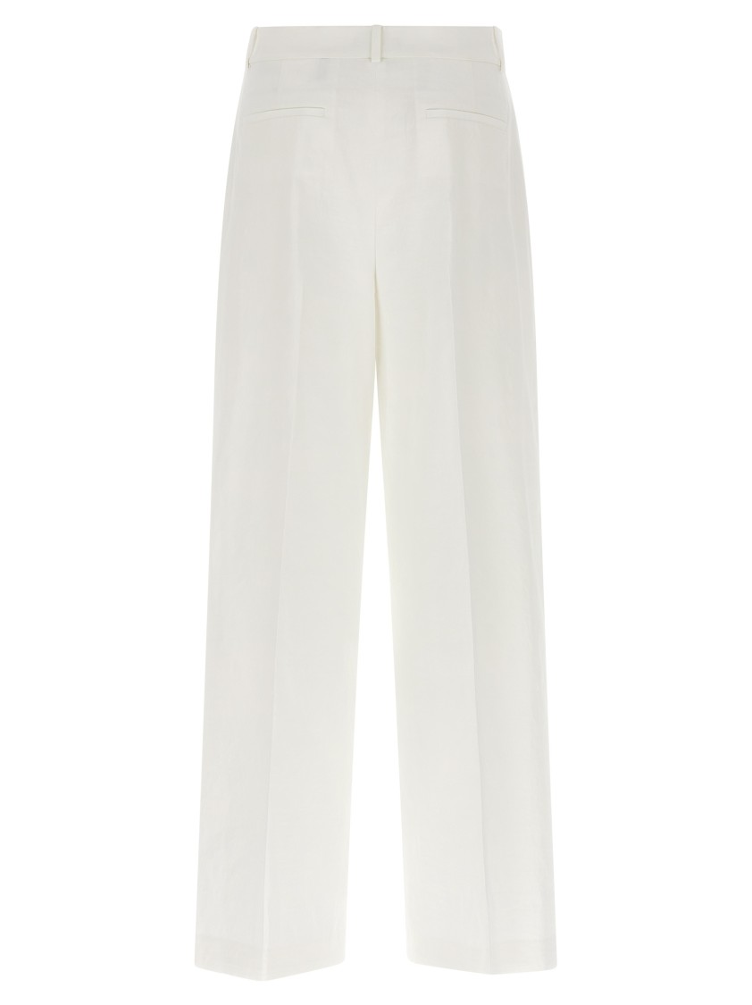 Theory Casual Admiral Trousers In White