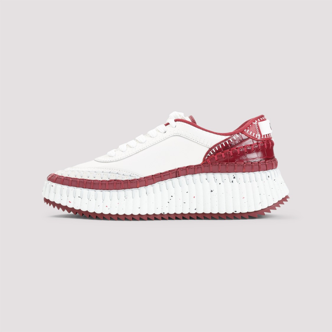 Shop Chloé Nama Sneakers In White