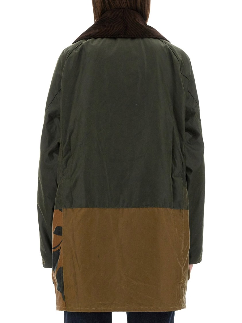 Barbour X Erdem Patchwork Design Jacket With Classic Collar