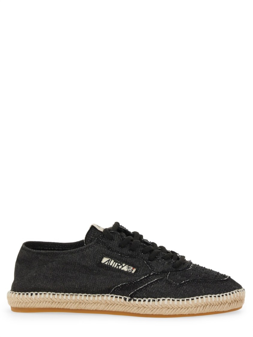 Autry "sandy" Espadrille In Black