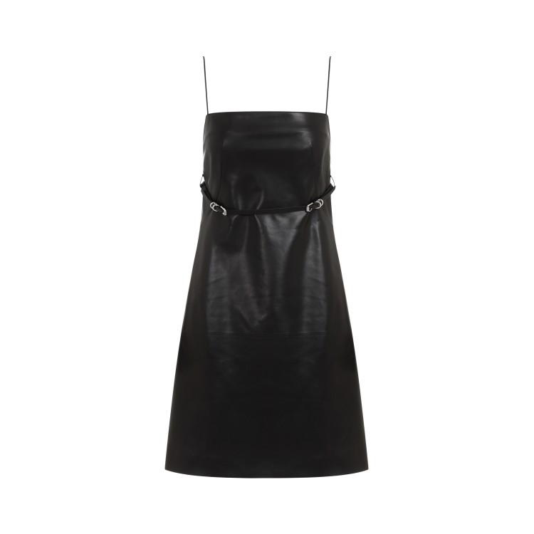 Givenchy Voyou Black Lamb Leather Mini Dress | THE LIST