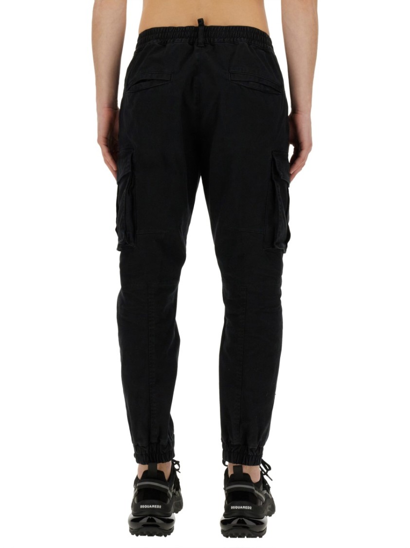 Dsquared2 Dsquared Men Cargo Pants In Black