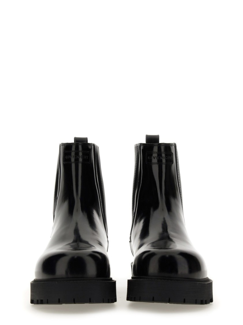 Givenchy Patent Leather Chelsea Boots