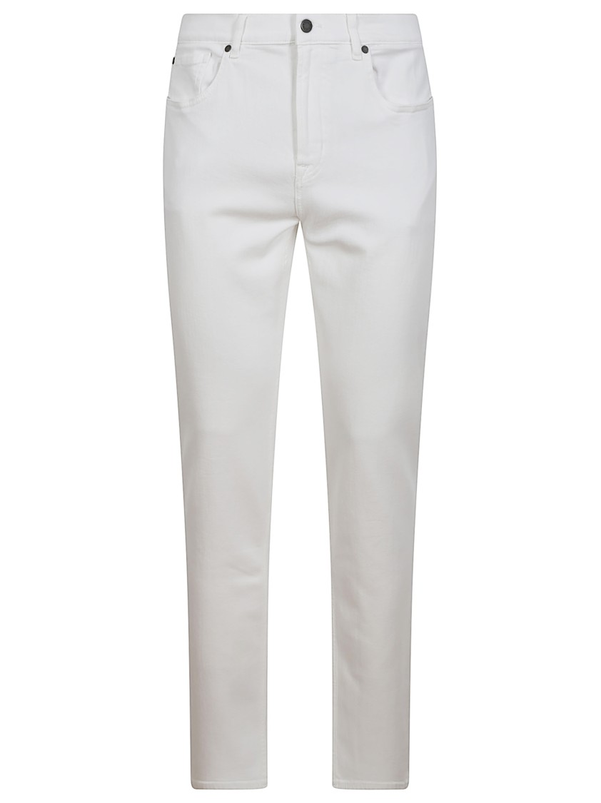 7 For All Mankind Slim-fit Luxe Performance Pants With Minimalist Design