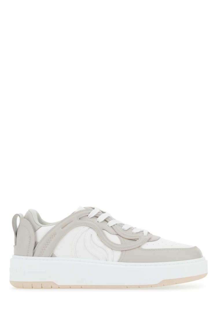Stella Mccartney Two-tone Alter Mat S Wave 1 Sneakers In White