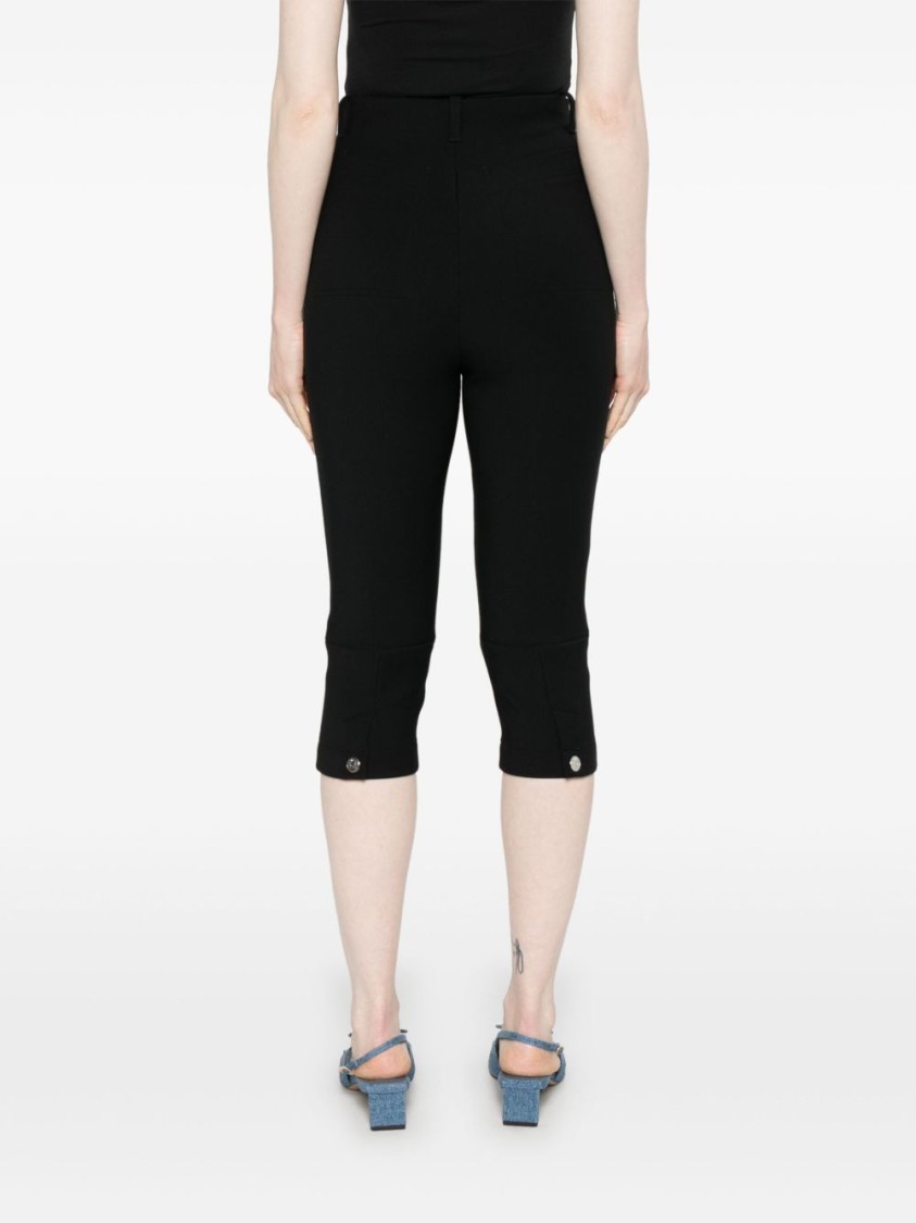 Jacquemus Tailored Capri Trousers With Hidden Fastening And Press Stud Cuffs
