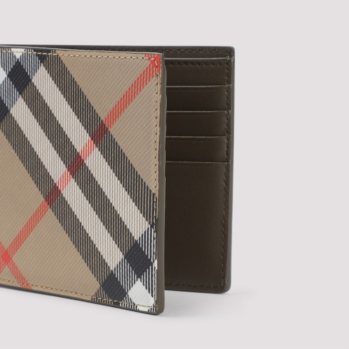 BURBERRY BURBERRY BEIGE POLYURETHANE WALLET