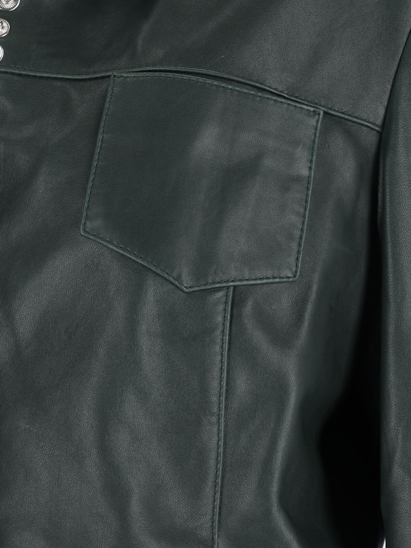 Shop Paloma Wool Octavia' Lambskin Jacket – Dark Green