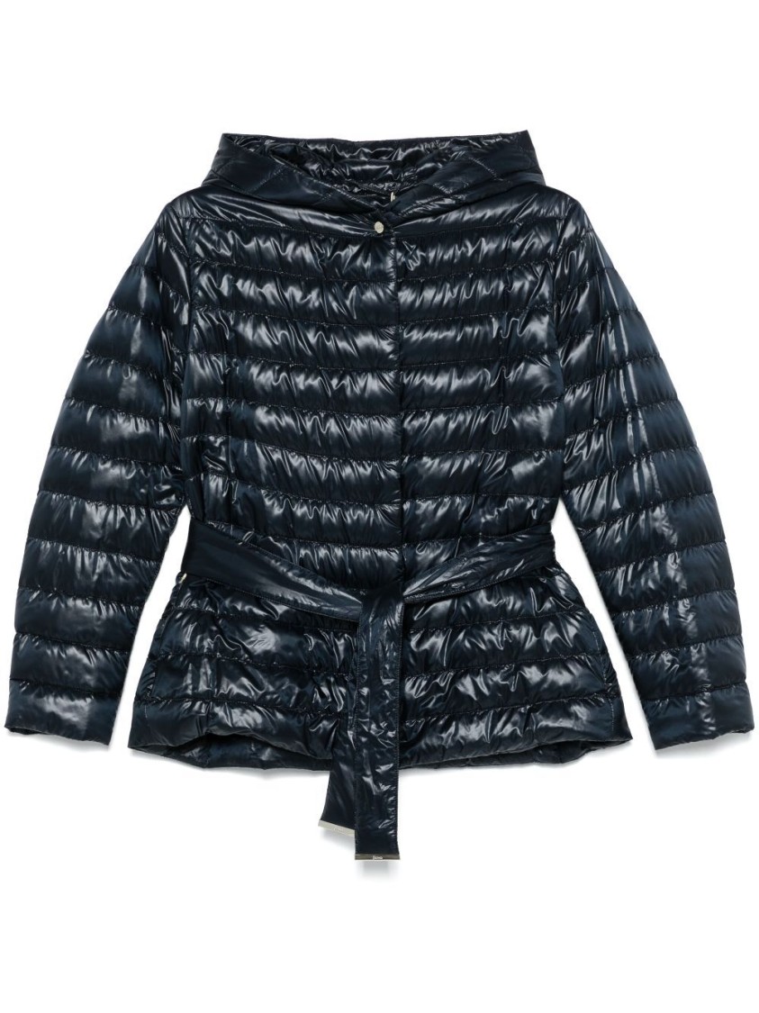 Herno Nylon Short Down Jacket In Black