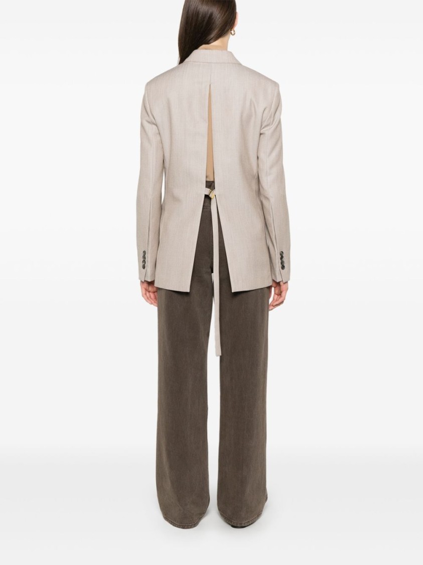 Ami Alexandre Mattiussi Double-breasted Blazer In Neutrals