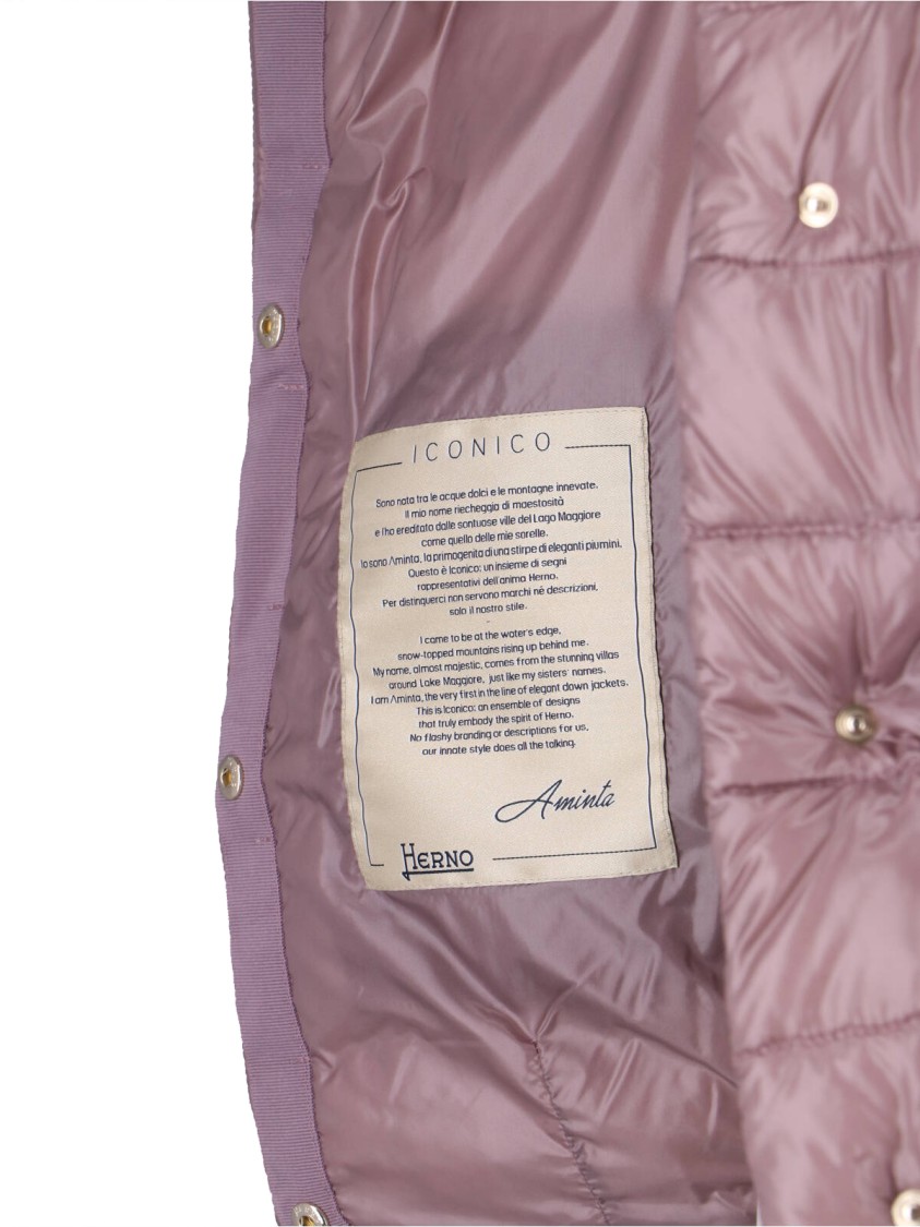 Herno Aminta Down Jacket In Pink