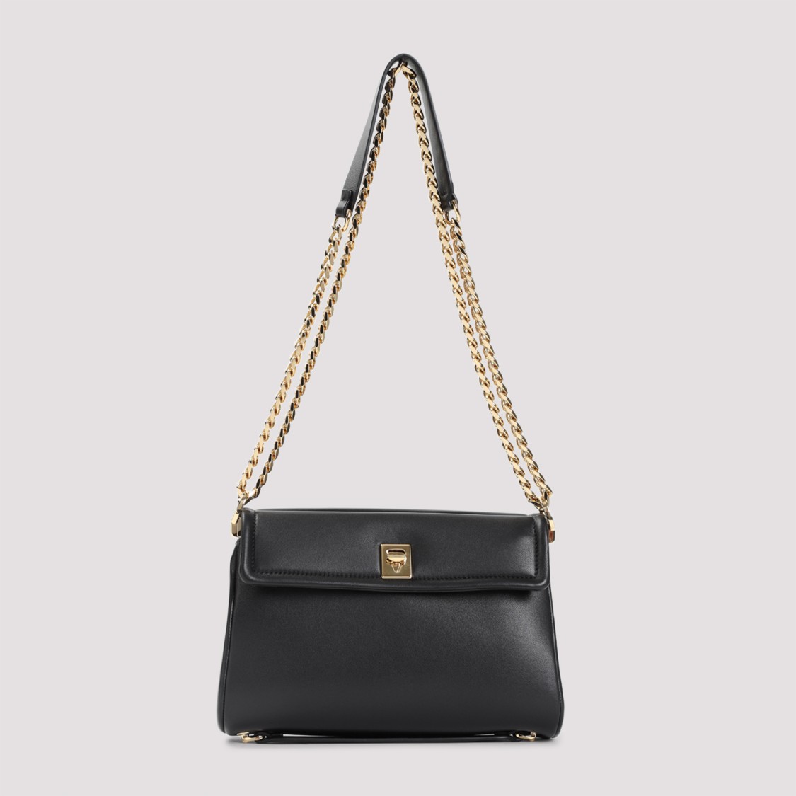 Valentino Medium Shoulder Bag In Black