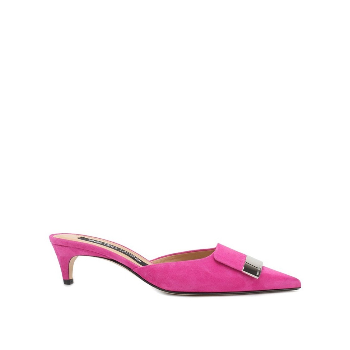 Sergio Rossi Leather Mules In Pink
