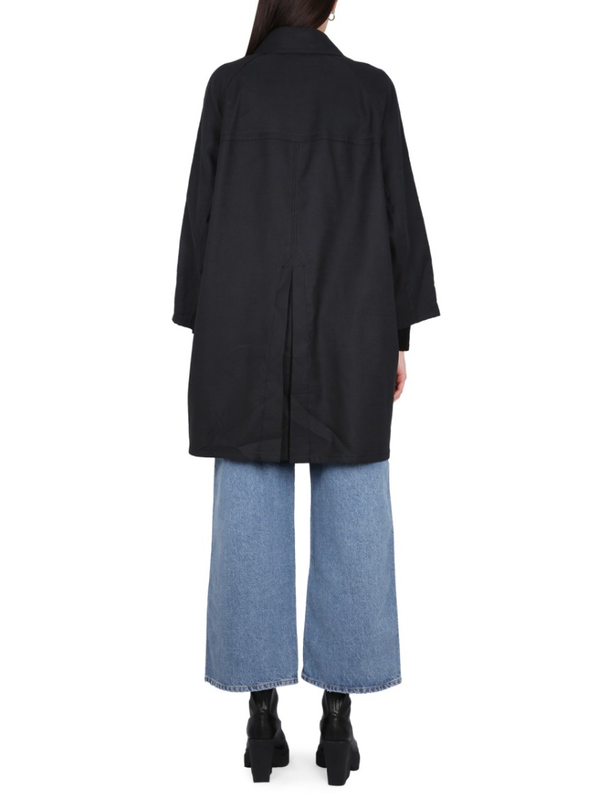Fay Trench Coat With Double-breasted Button Detailing