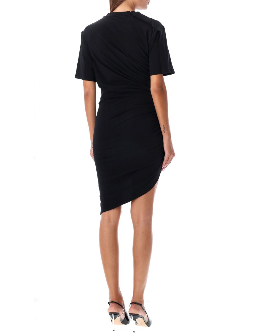Mugler Vestito Asimmetrico Con Piercing
