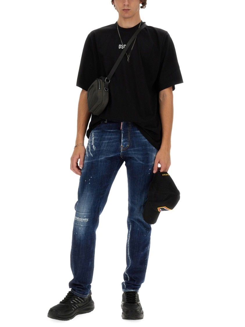 Dsquared2 Cool Guy Slim Fit Jeans In Black