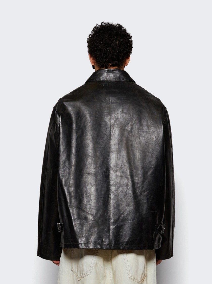 Vetements Distressed-effect Jacket In Black