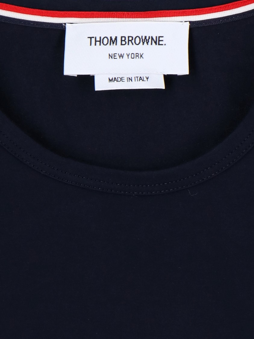Thom Browne Jersey Cotton Short Sleeve Pocket Tee