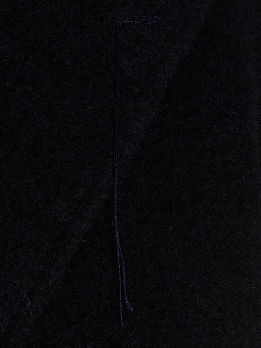 Maurizio Miri Double-breasted Maxi Coat With Button Closure In Black