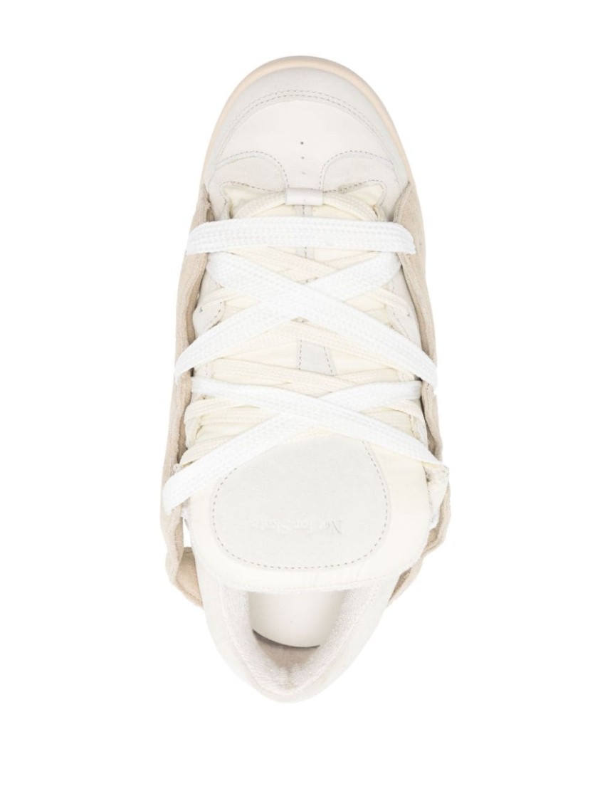 Shop Santha Logo Sneaker In Neutrals