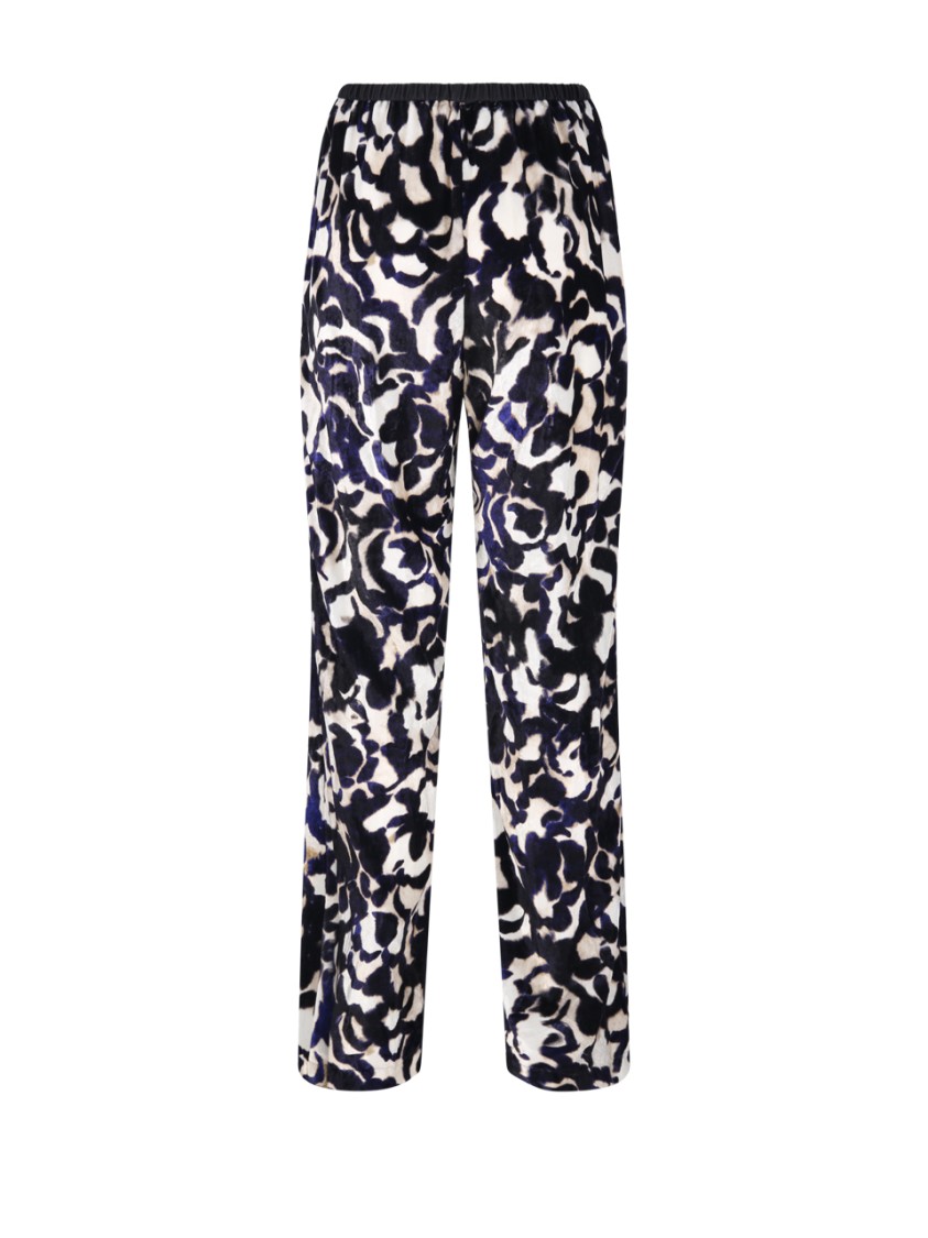 Forte Forte Alchemy Velvet Flared Pant In Black