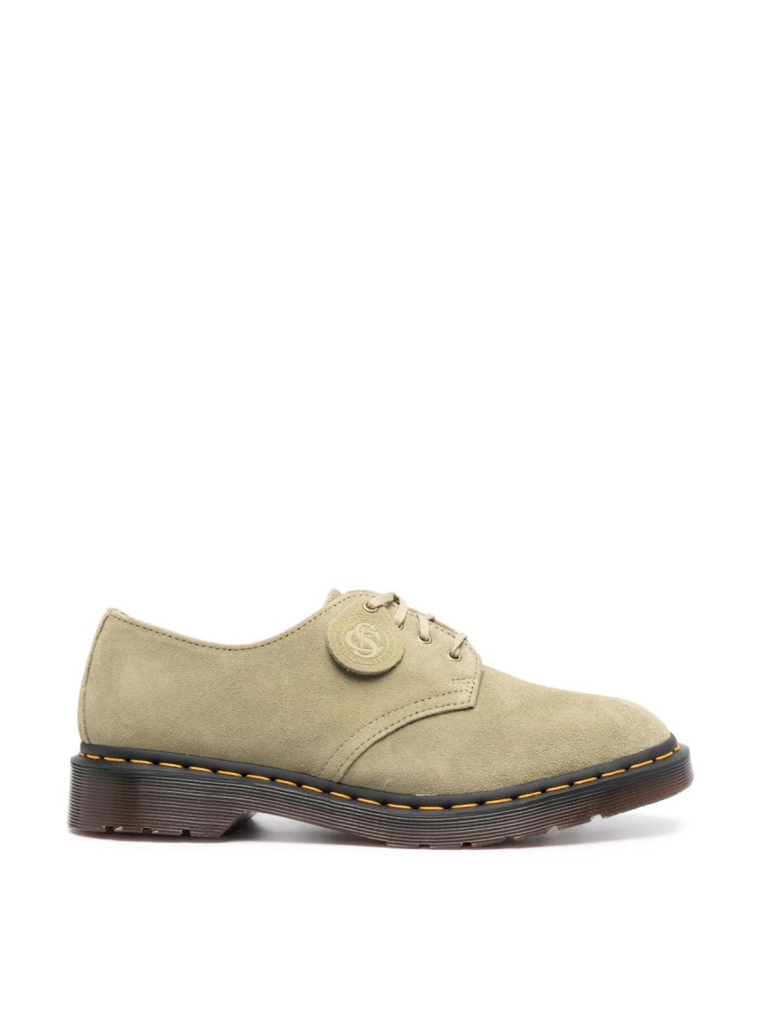 Dr. Martens Lace-up Fastening Leather Shoes In Brown