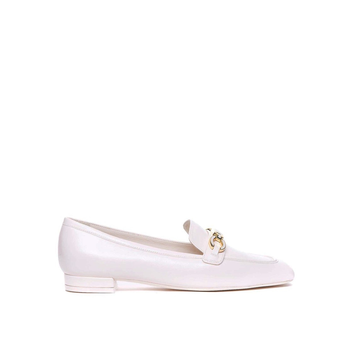 Stuart Weitzman Signature Square Leather Loafers In Purple