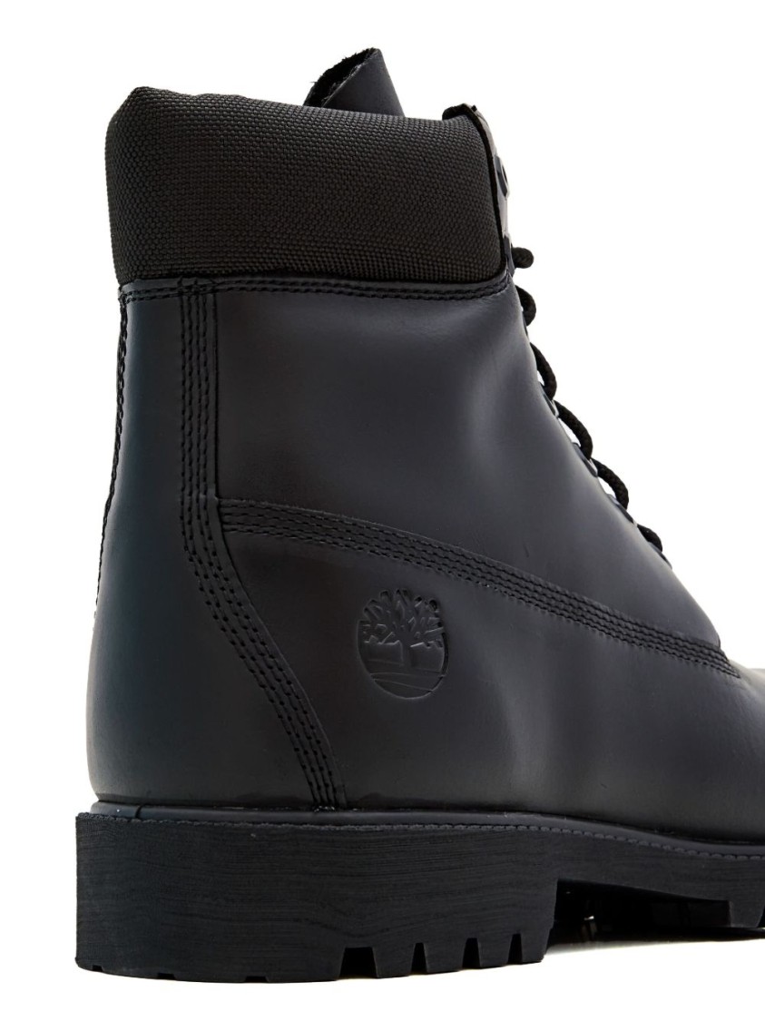 Timberland Heritage 6 Inch Lace Up Waterproof Boot In Black