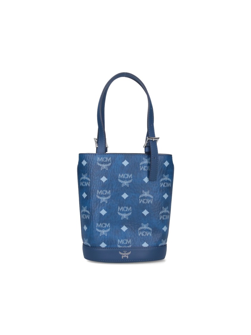 Mcm Bucket Bag "Aren"  Blue