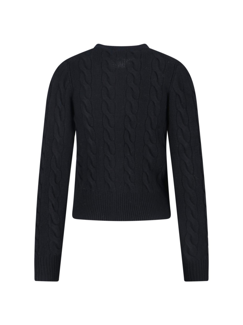 Polo Ralph Lauren Wool And Cashmere Cardigan In Black