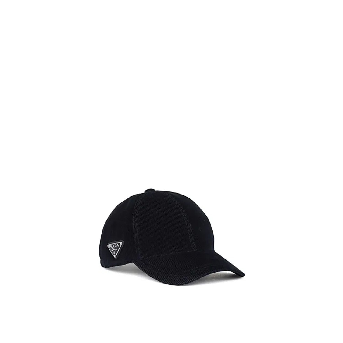 Prada Ribbed Cotton Hat In Black