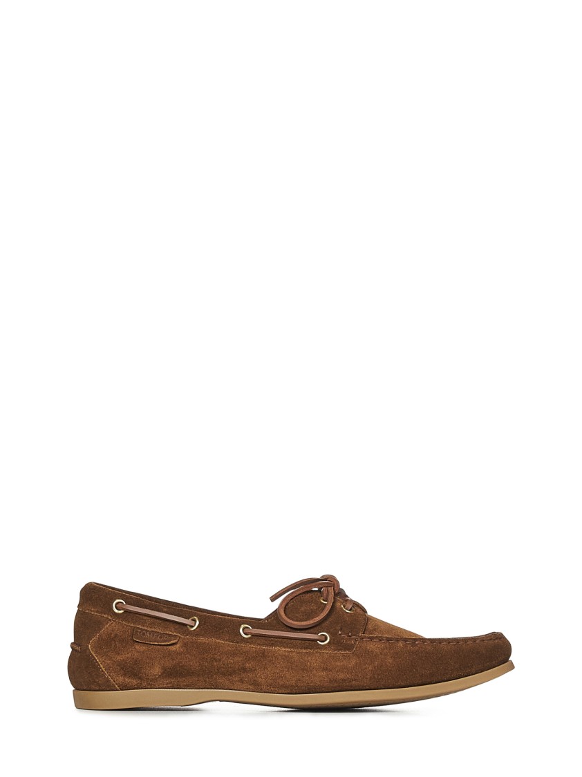 Tom Ford Brown Suede Loafers In Brown