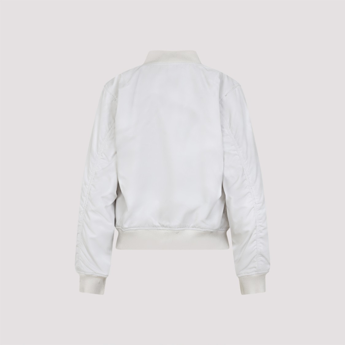 Balenciaga Pocketed Bomber Jacket In White