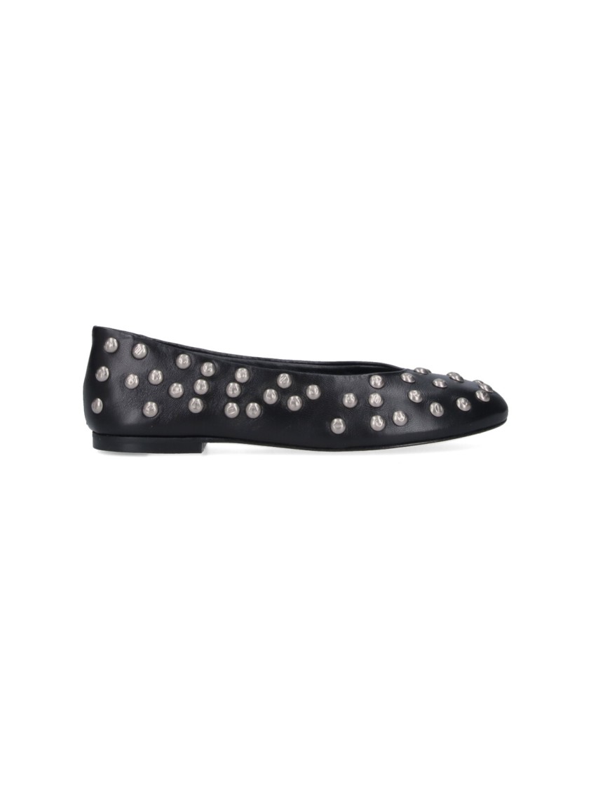Shop Gimaguas Ballerinas With Studs – Black