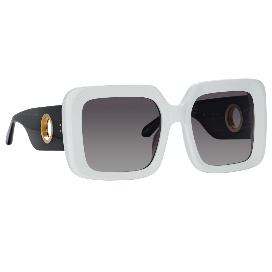 Linda Farrow Shelly Oversized Sunglasses In
