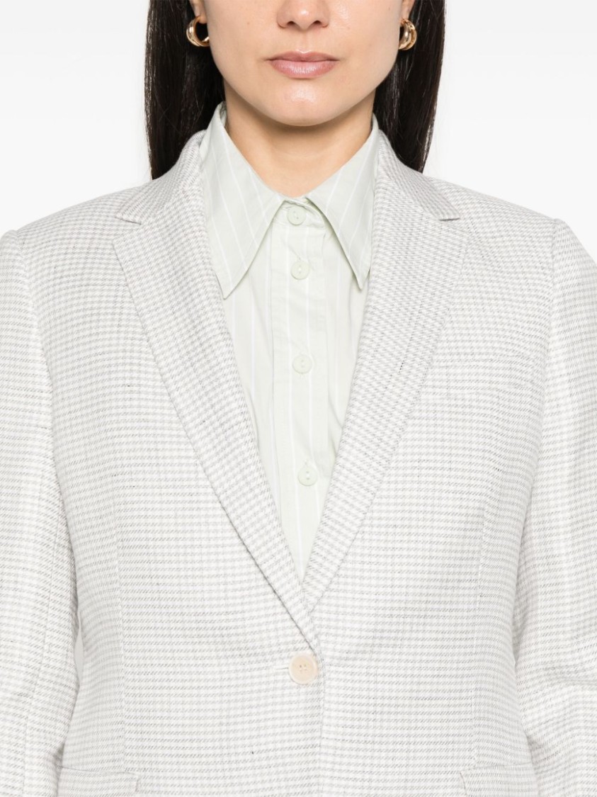 Theory Relax Blazer In Admiral Crepe In White