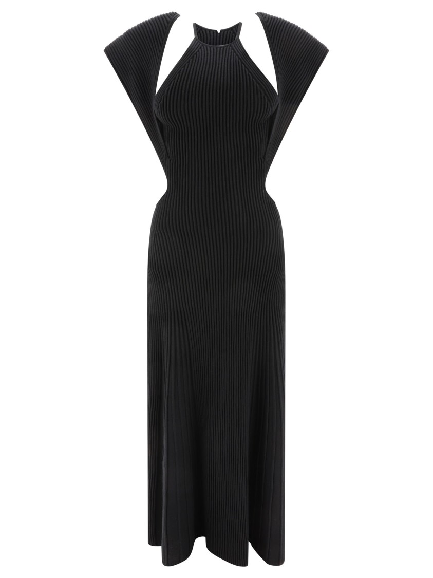 Chloé Abito Maxi Con Dettagli Cut-out In Black