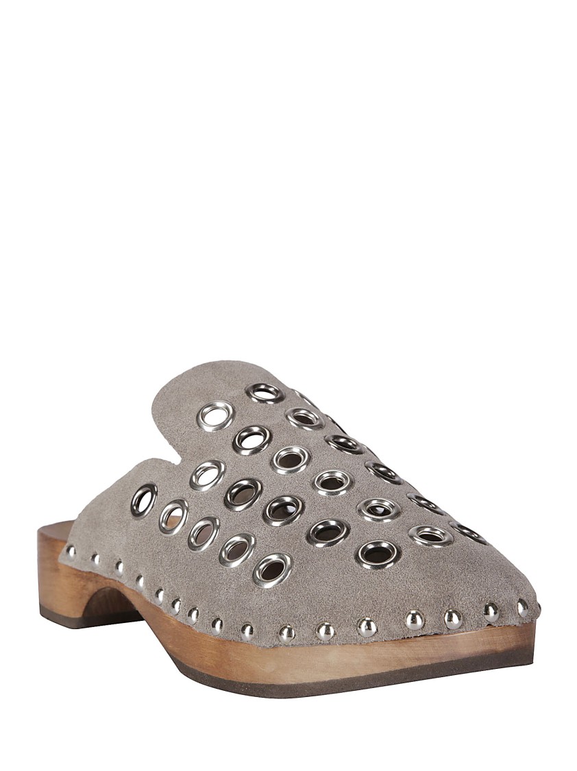 Shop Jejia Sabot Rock Clogs 2 In Grey
