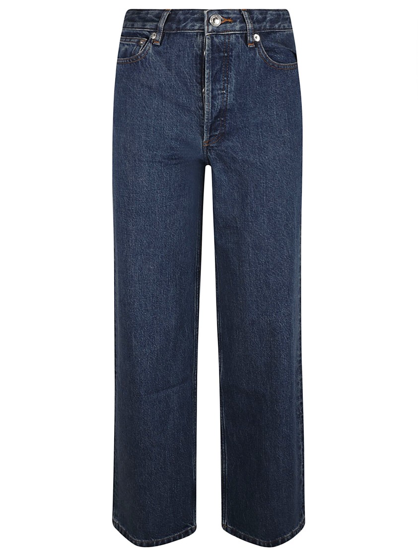 Apc A.p.c. Wide-leg Jeans With High Waist