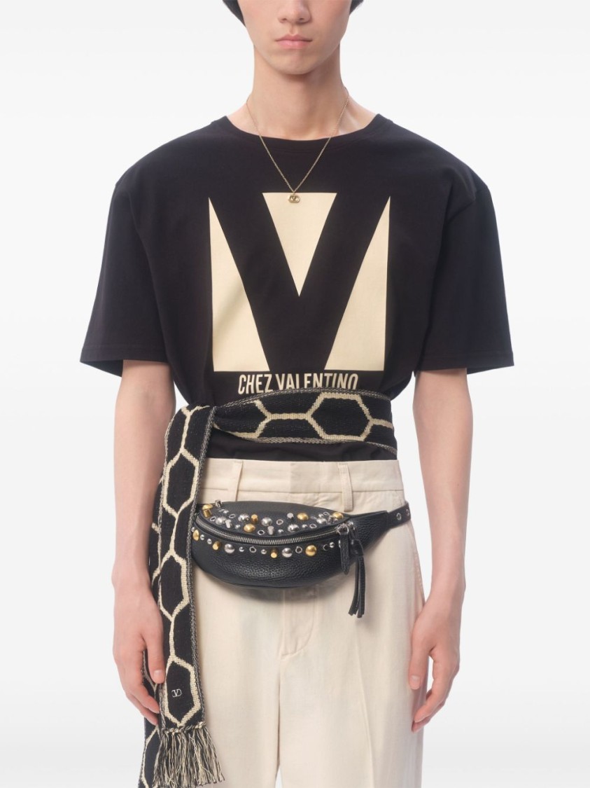 Valentino Crew Neck Short Sleeves T-shirts