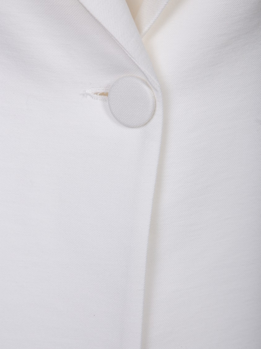 BLANCA VITA BLANCA VITA TAILORED HIGH-WAISTED JACKET IN VISCOSE TWILL