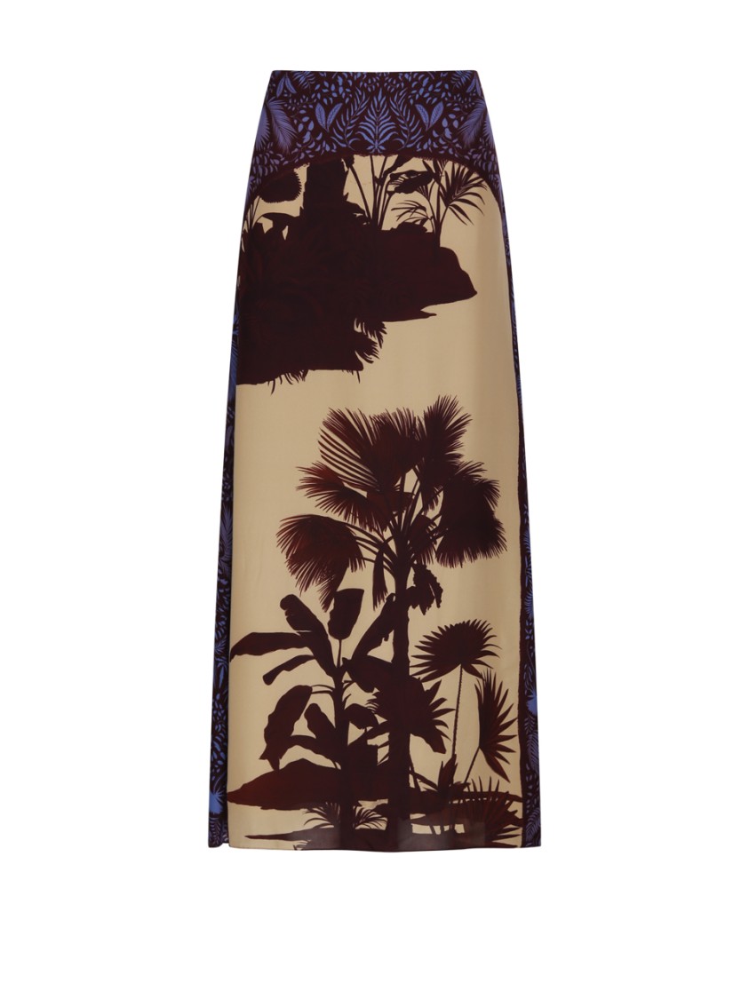 Shop Johanna Ortiz Nuevos Territorios Maxi Skirt In Multicolor