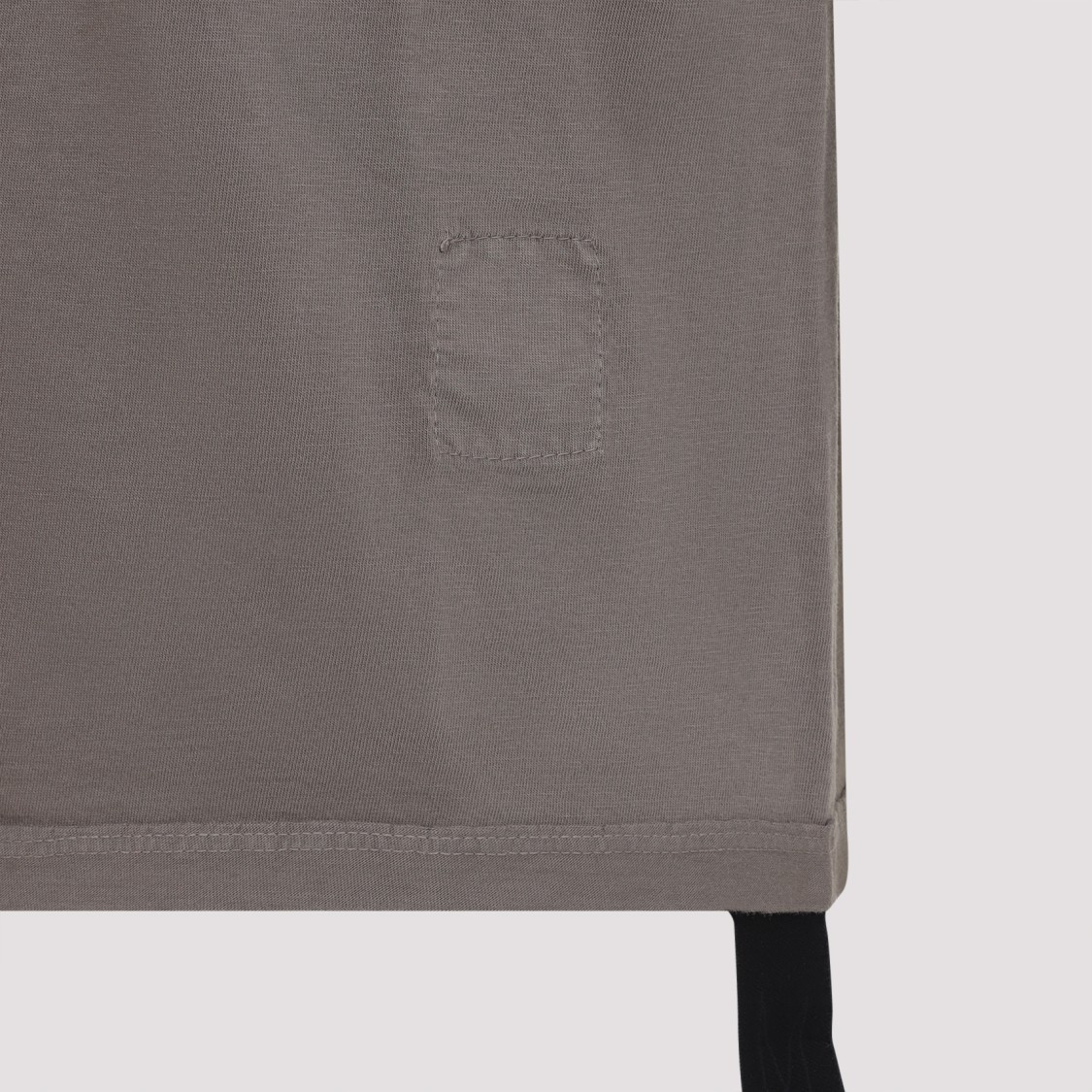 Shop Rick Owens Drkshdw Drkshdw By Rick Owens Dust Grey Cotton Small Level T-shirt