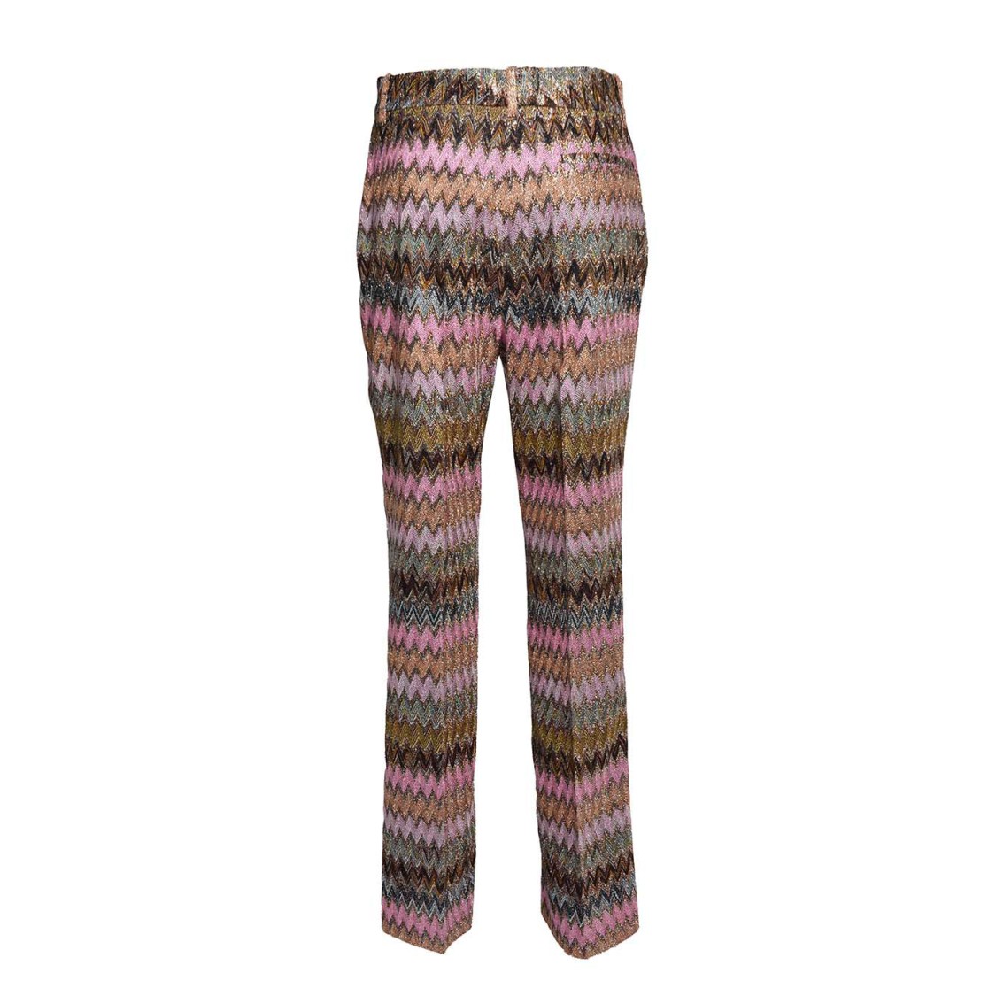 Missoni Textured Cropped Pants With Zigzag Lamé Finish