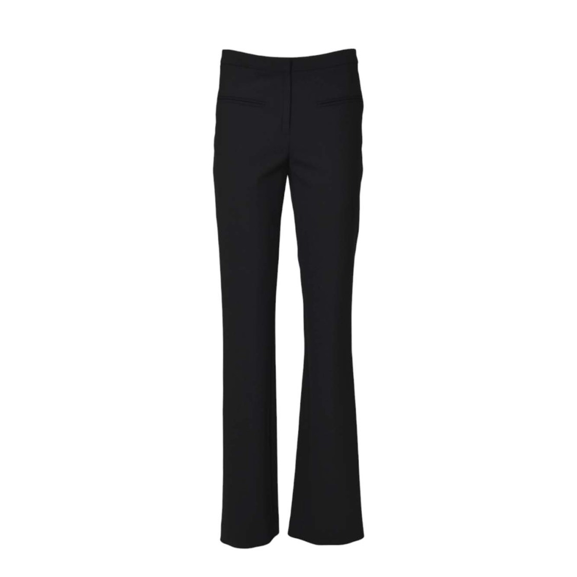 Courrèges Heritage Bootcut Trouser In Black Wool Blend In Black